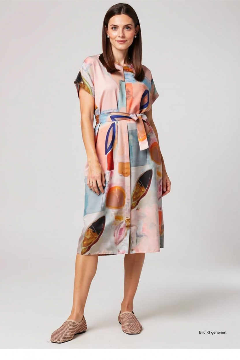The Mercer - Seidenkleid POTENZA